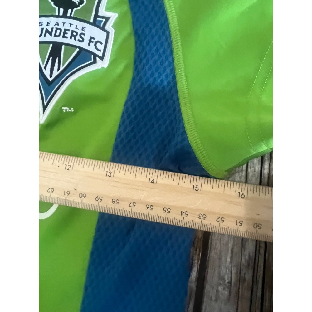 Adidas Seattle Sounders FC Jersey Xbox 360 Live Green Blue Womens Medium Soccer - Picture 6 of 8